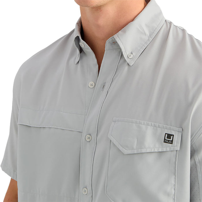 Huk Men's Seagull Tidepoint Short Sleeve Shirt
