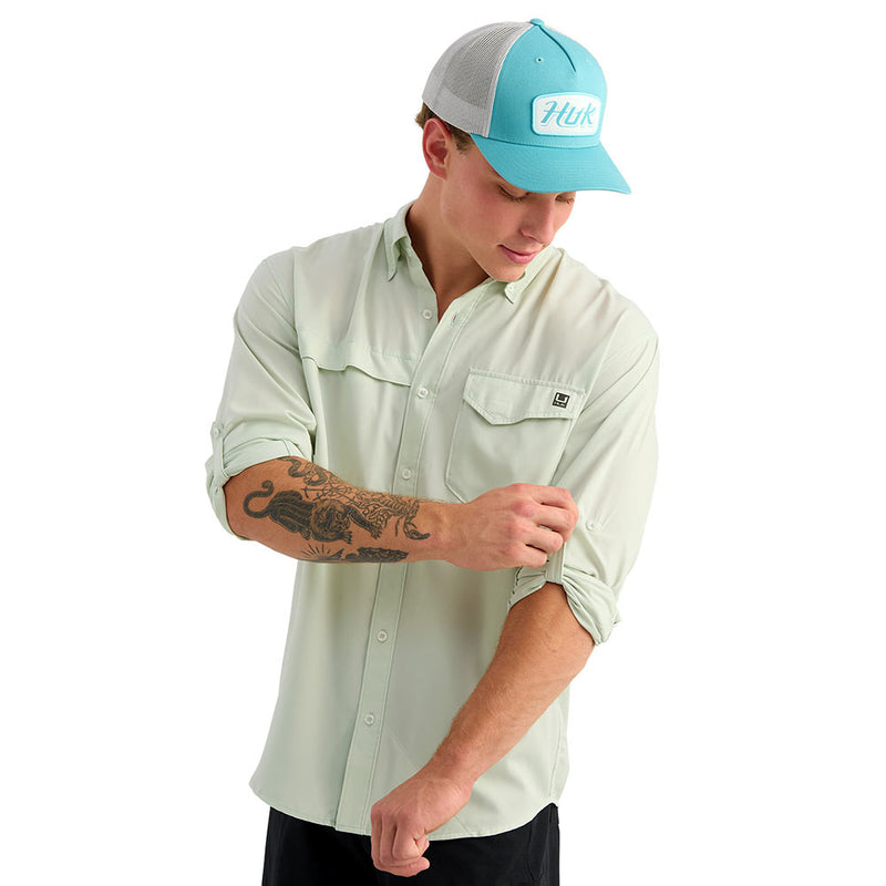 Huk Men's Pale Algae Tide Point Hoodie