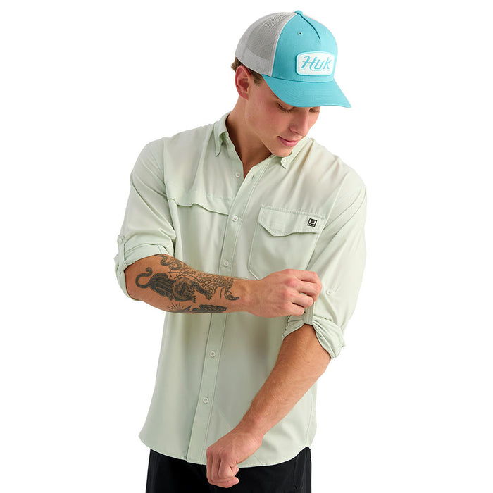 Huk Men's Pale Algae Tide Point Hoodie