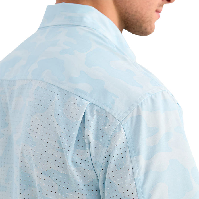 Huk Men's Coastal Drift Tide Point Printed Shirt
