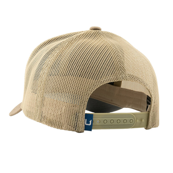 Huk Men's Dock Leather Patch Cap