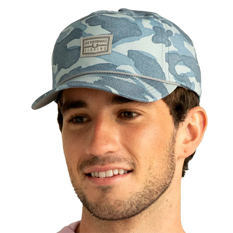 Huk Men's Blue Shadow Printed Cap