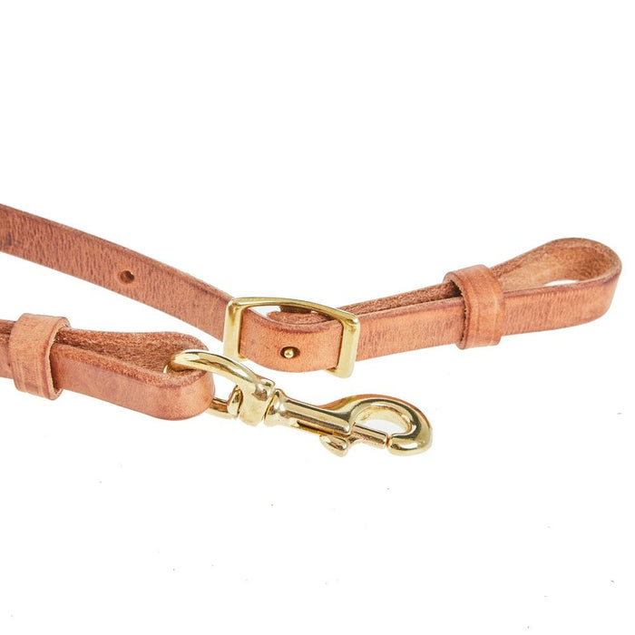 NRS Tack 3/4 Inch Laced Leather Barrel Reins