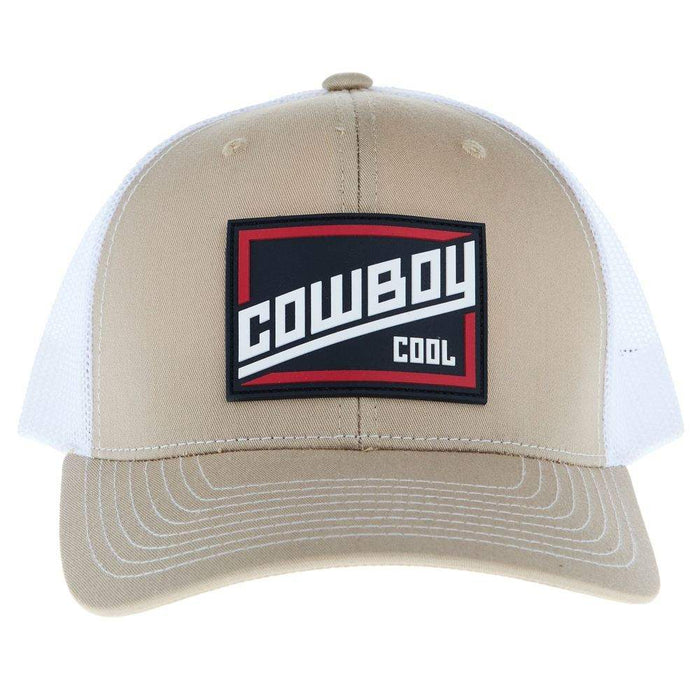 Cowboy Cool Slant Khaki Cap