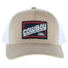 Cowboy Cool Slant Khaki Cap