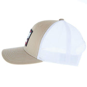 Cowboy Cool Slant Khaki Cap