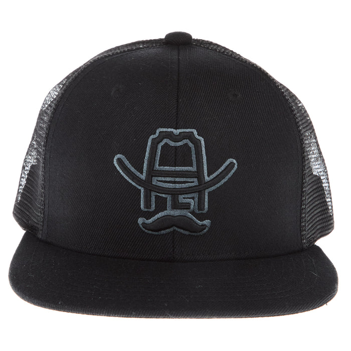 Cowboy Cool Black Out Black Cap