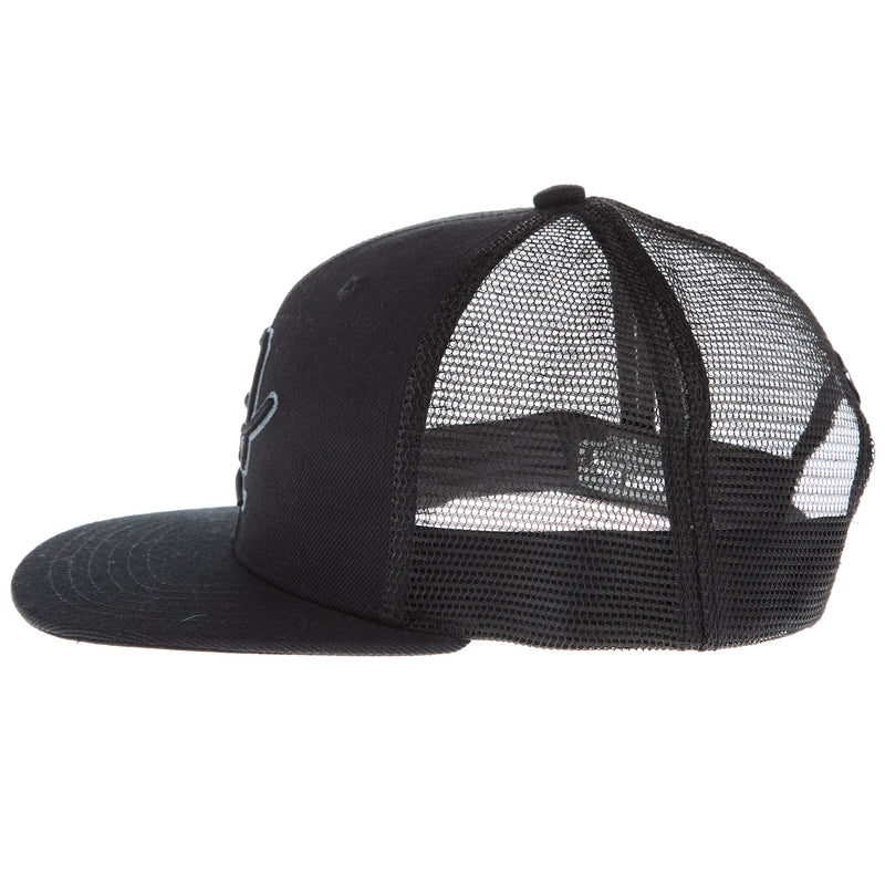 Cowboy Cool Black Out Black Cap