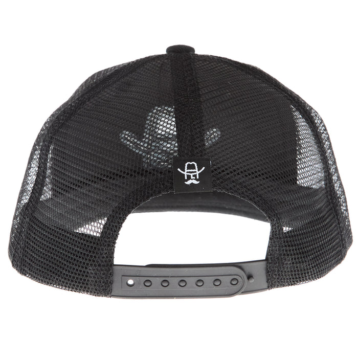 Cowboy Cool Black Out Black Cap