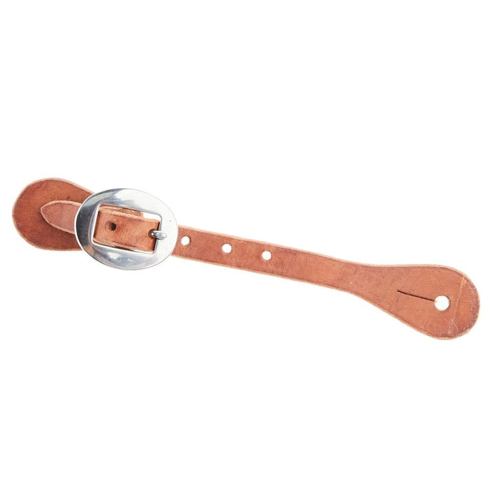 NRS Tack Straight Natural Oil Ladies Youth Spur Straps with Cart Buckle