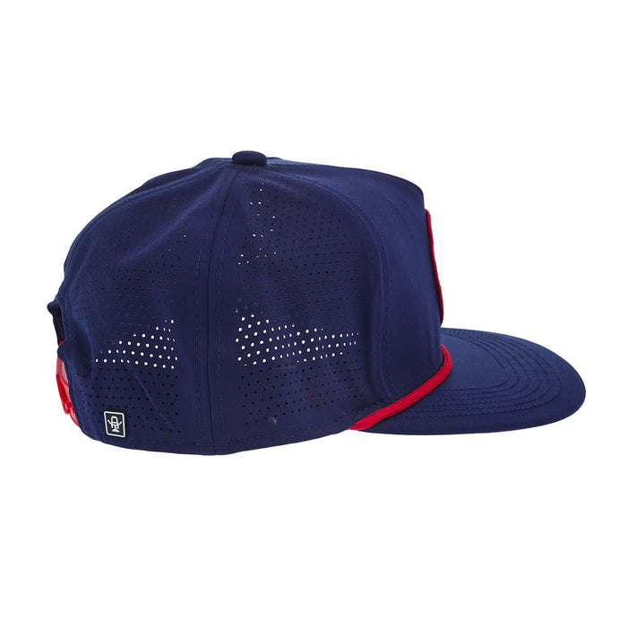 Cowboy Cool Navy Retro Revival Rope Cap