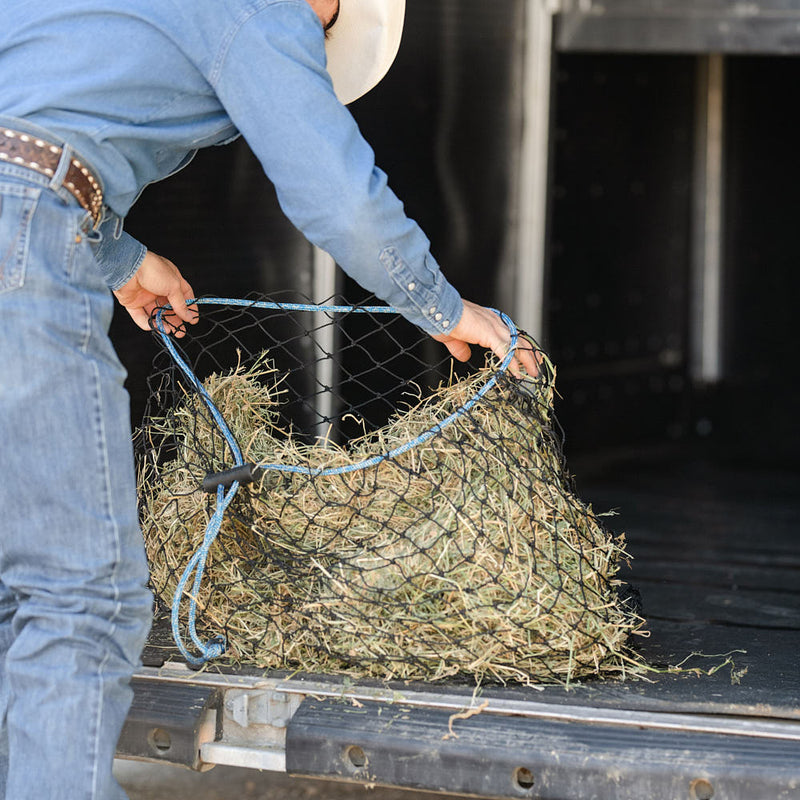 Haychix Half Bale 1 3/4 Inch Redemption Sapphire Hay Net