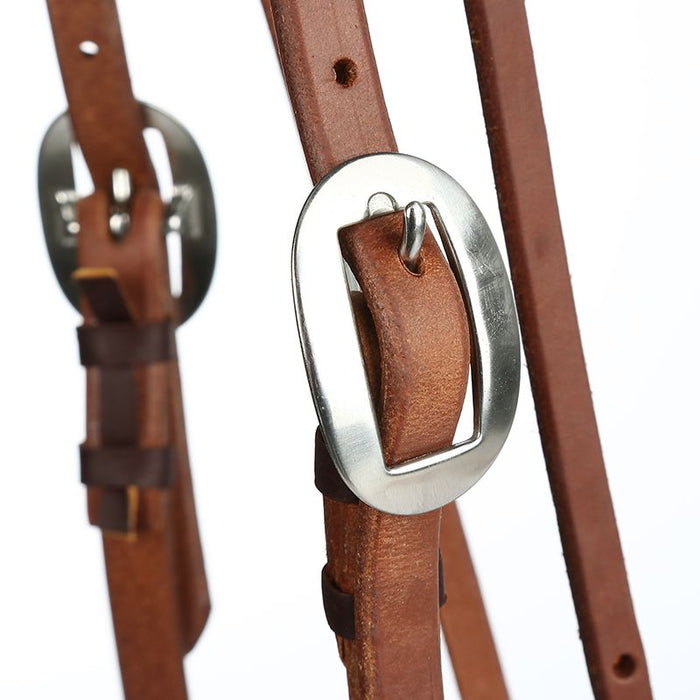Martin Saddlery Basic Oiled Harness Browband Headstall