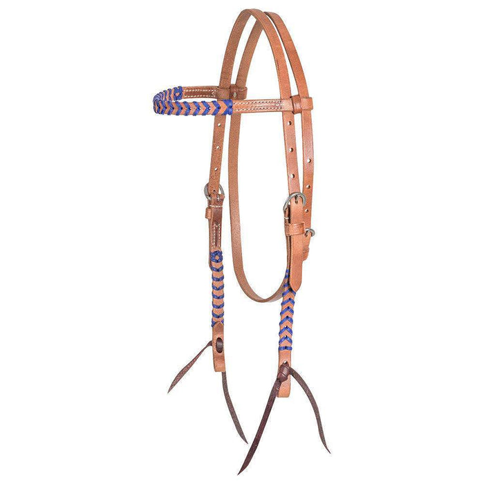 Martin Saddlery 5/8in Laced Harness Leather Browband Headstall