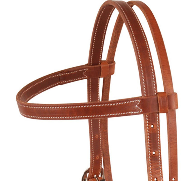 Martin Saddlery Double Stitched Browband Headstall