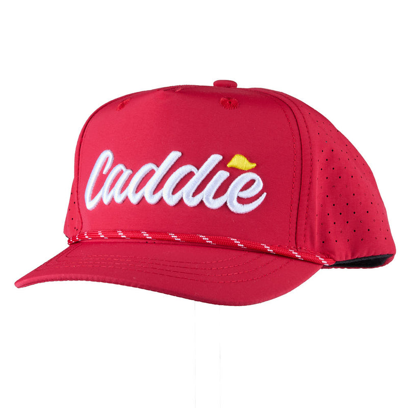 Fieldstone Boy's Red Caddie Performance Cap