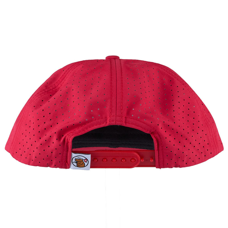 Fieldstone Boy's Red Caddie Performance Cap