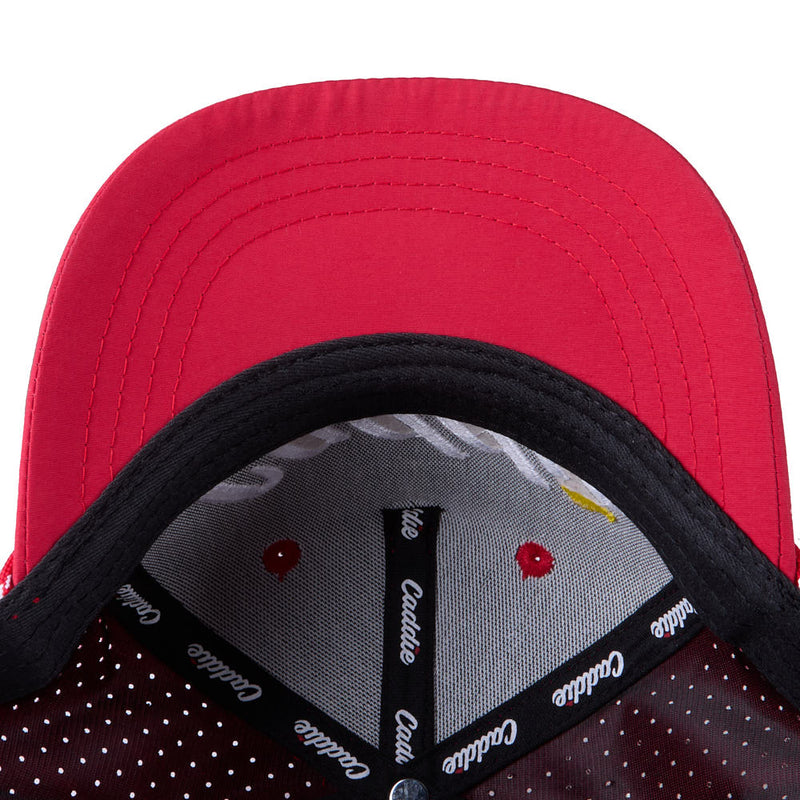 Fieldstone Boy's Red Caddie Performance Cap