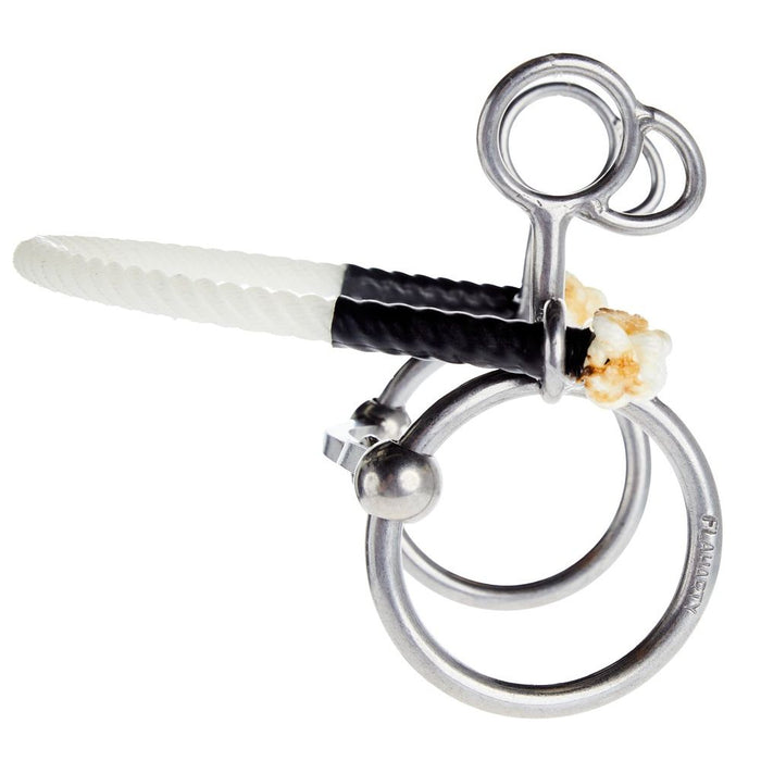 Flaharty Bits & Spurs Hallie Combo Square O Ring Gag Bit