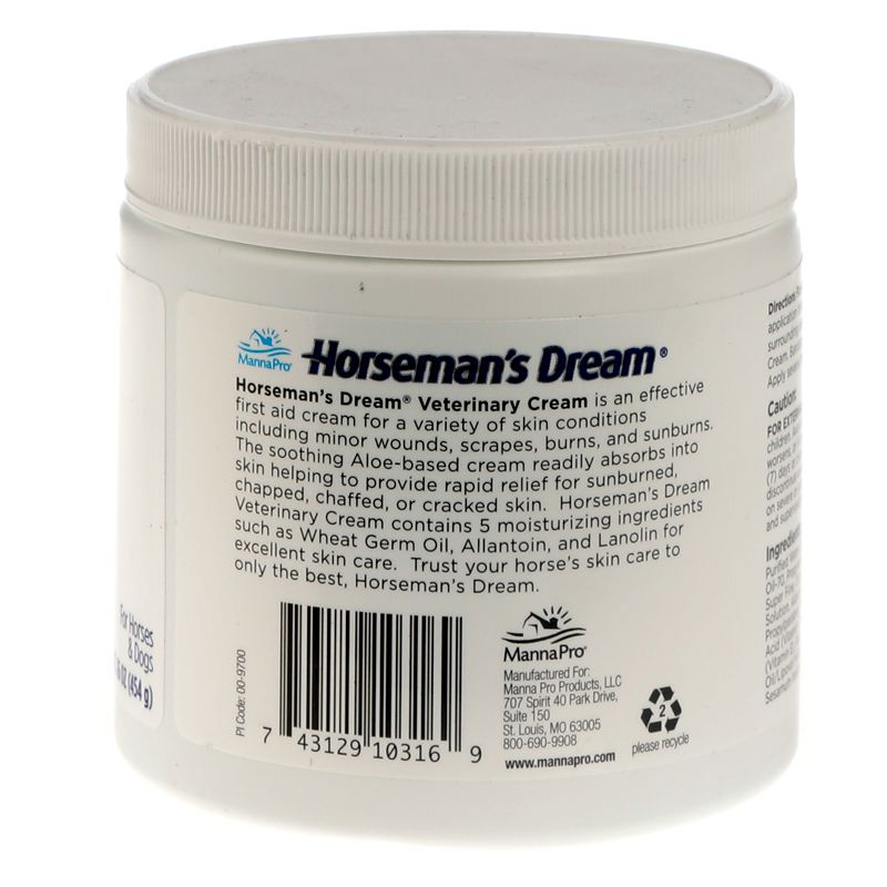 Manna Pro Horseman's Dream Aloe Vet Cream 16oz
