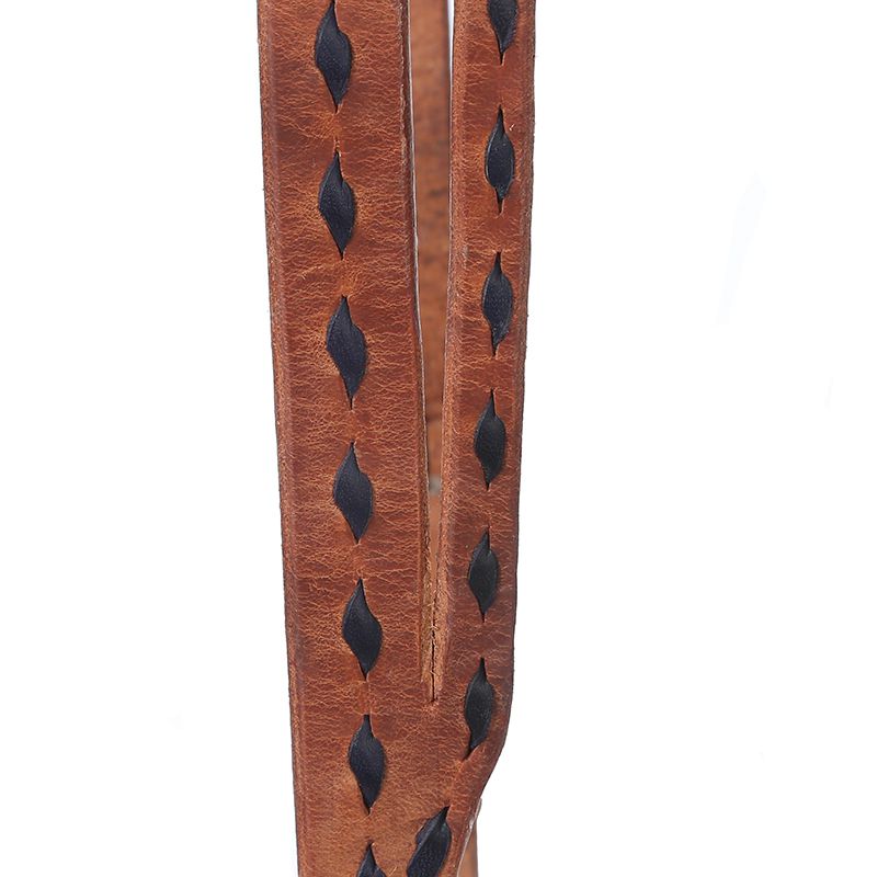 NRS Split Ear Navy Buckstitch Headstall