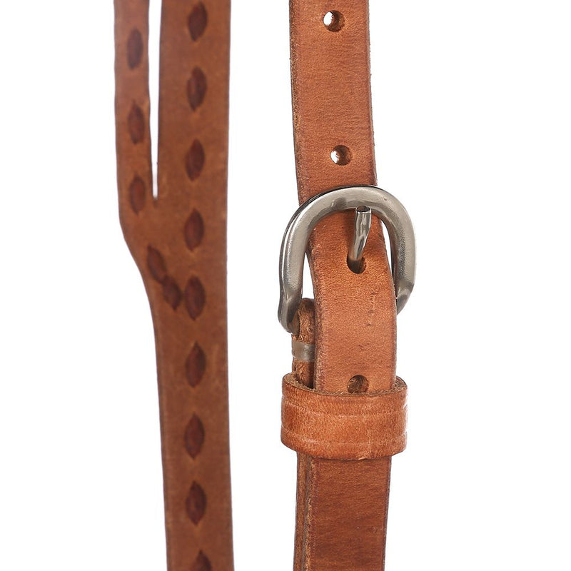 NRS Split Ear Latigo Buckstitch Headstall