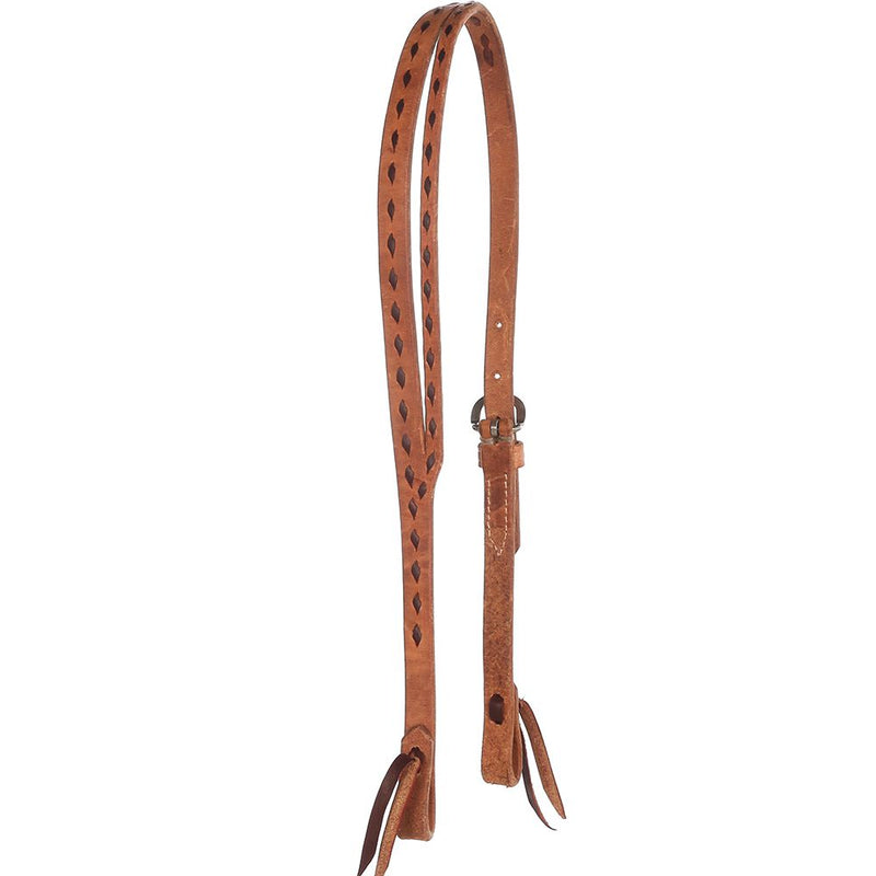 NRS Split Ear Latigo Buckstitch Headstall