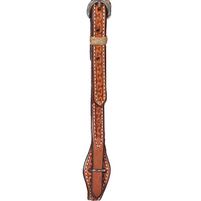 NRS Running W Oiled Browband Headstall with Quick Change Ends