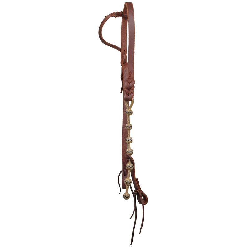 NRS Single Ear Headstall with Rawhide Slip Knots