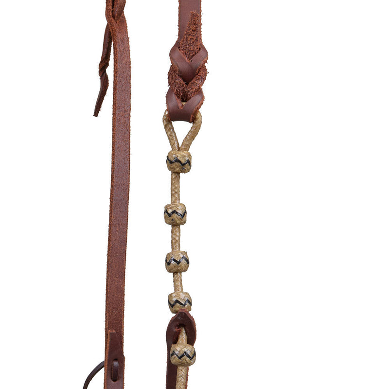 NRS Single Ear Headstall with Rawhide Slip Knots