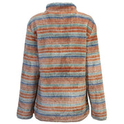 Hooey Ladies Pink and Green Fleece Pullover