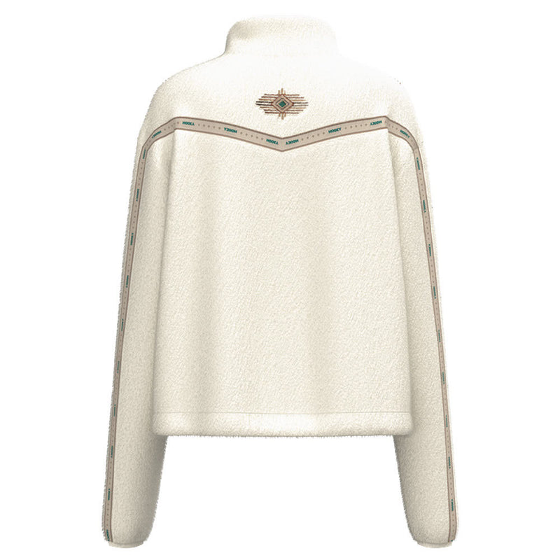 Hooey Women's Cream Aztec Fleece Pullover