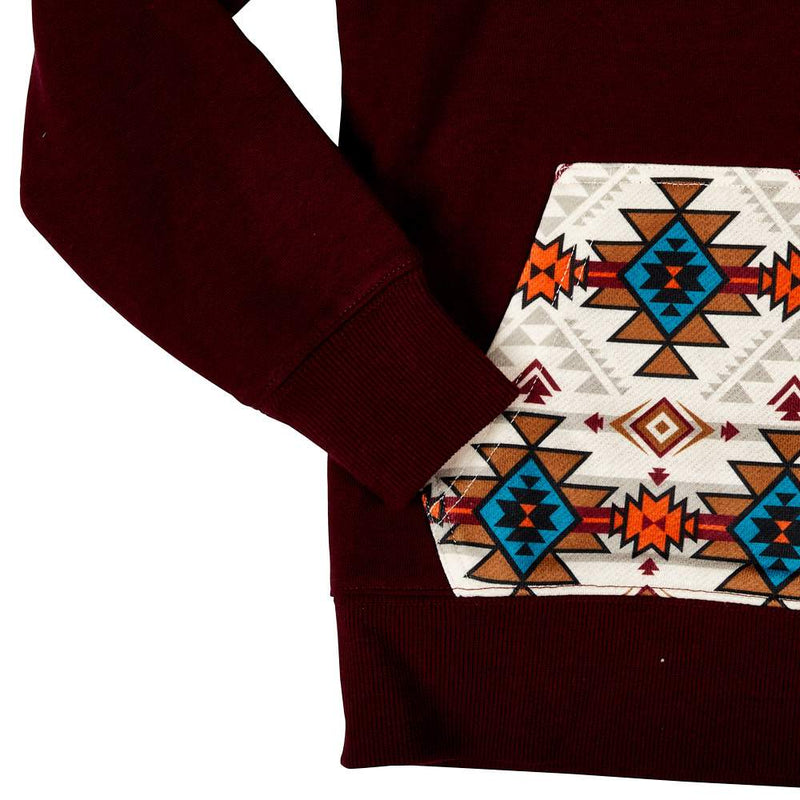 Hooey Girl's Monterrey Maroon Hoodie