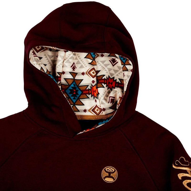 Hooey Girl's Monterrey Maroon Hoodie