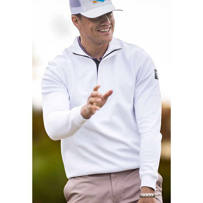 Hooey Mens Ace White Pullover