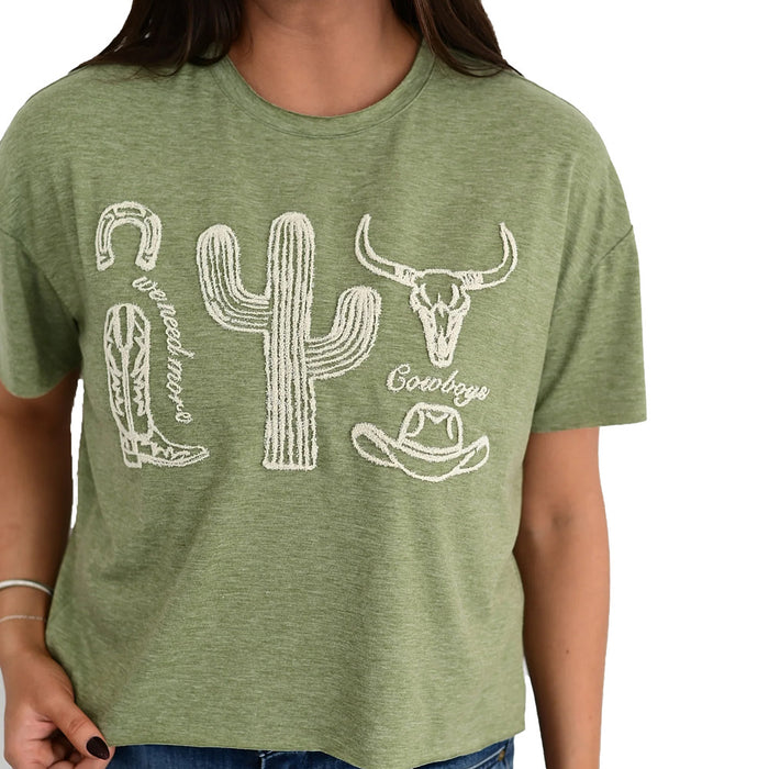 Howdy Hanny Women's Need More Cowboys Tee Shirt