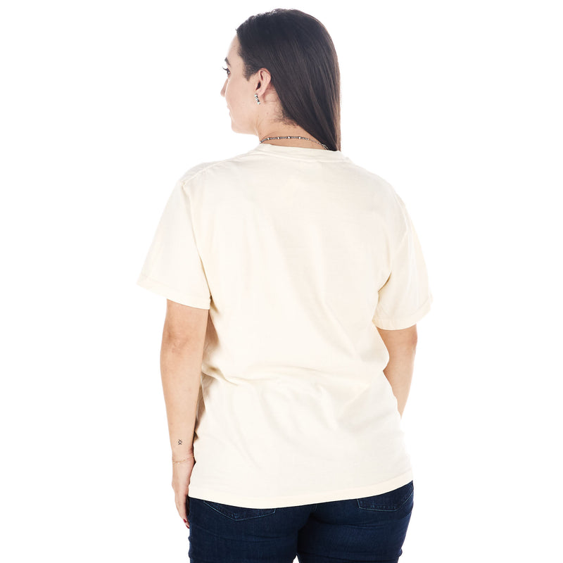 Crazy Consuela Womens Get It Girl Ivory Tee