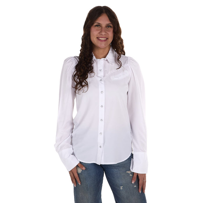 Howdy Hanny Women's Performance White Shirt