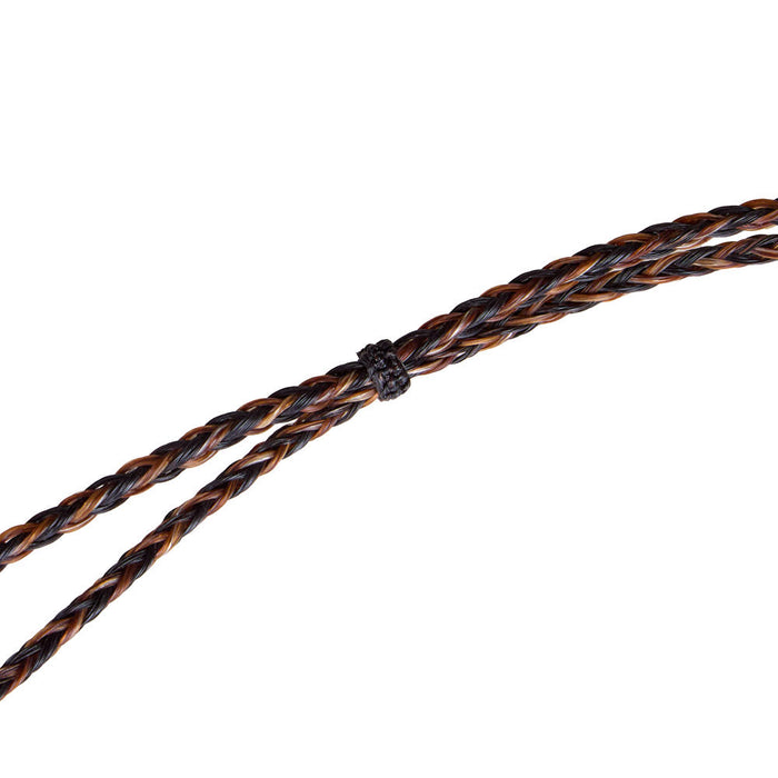 Austin Accent Inc. Black And Brown Horse Hair Loop Over Crown Stampede String