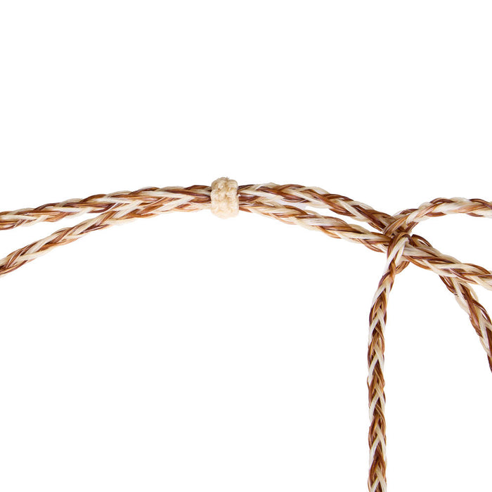 Austin Accent Inc. Brown And White Horse Hair Loop Over Crown Stampede String