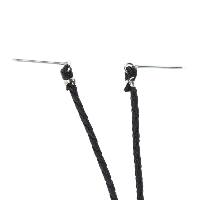 Austin Accent Inc. Black Leather Stampede String