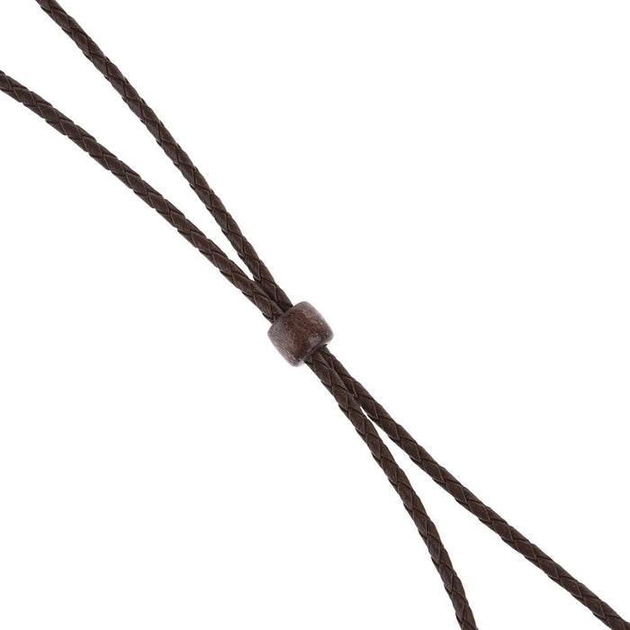 Austin Accent Inc. Brown Leather Stampede String
