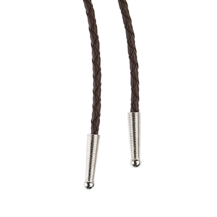 Austin Accent Inc. Brown Leather Stampede String