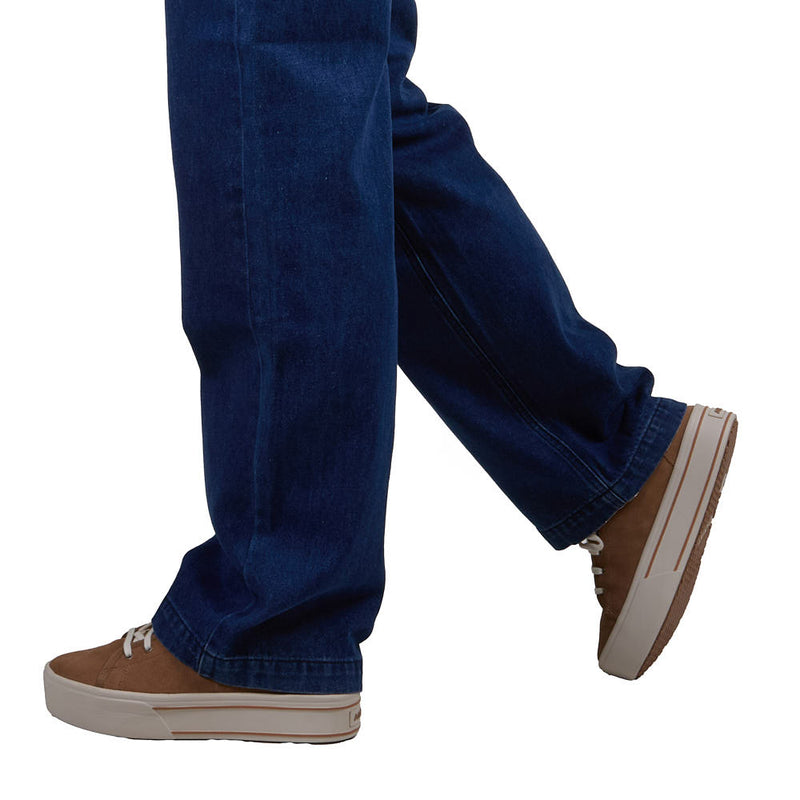 Howdy Hanny Women's Denim Smiley Pocket Pants