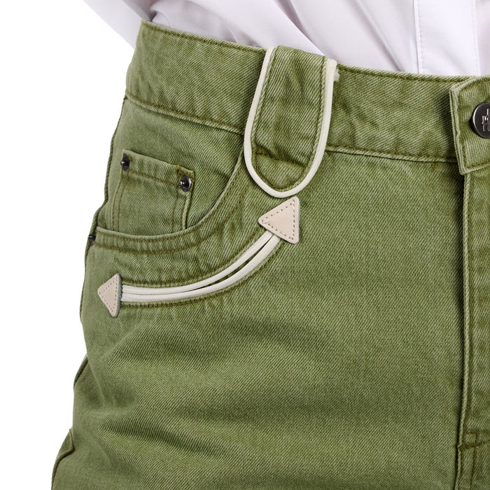 Howdy Hanny Women's Olive Smiley Pants