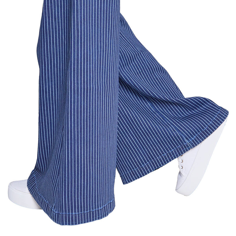 Howdy Hanny Women's Denim Pin Stripe Pants