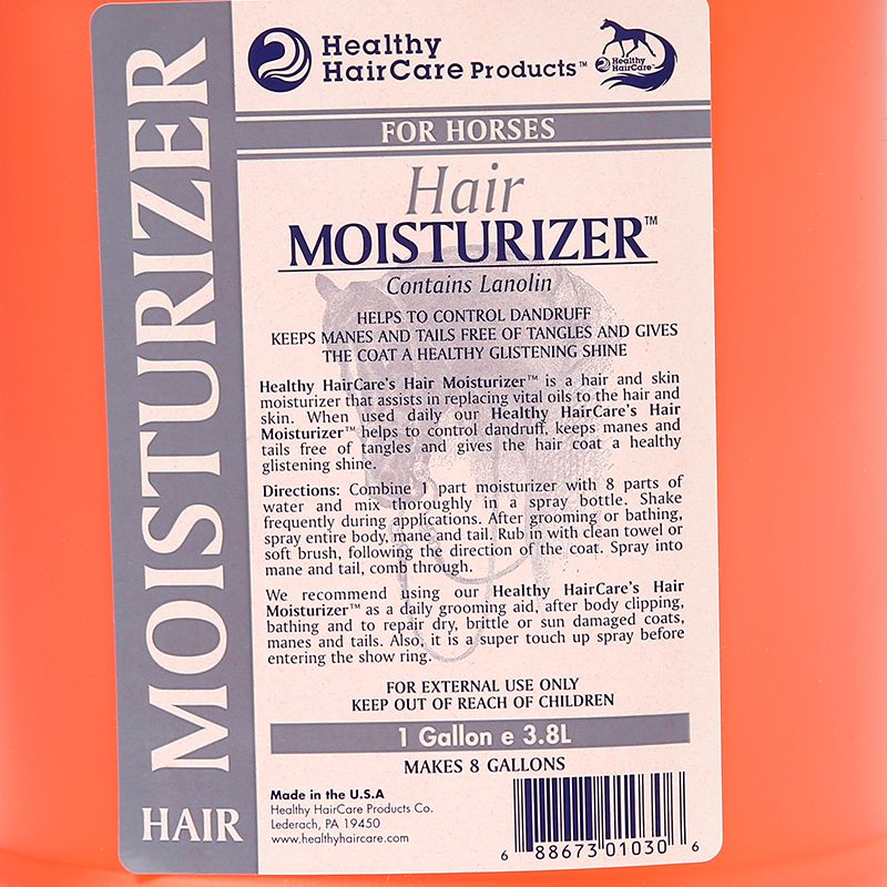 Horse Grooming Solutions Healthy HairCare Moisturizer Concentrate Gallon