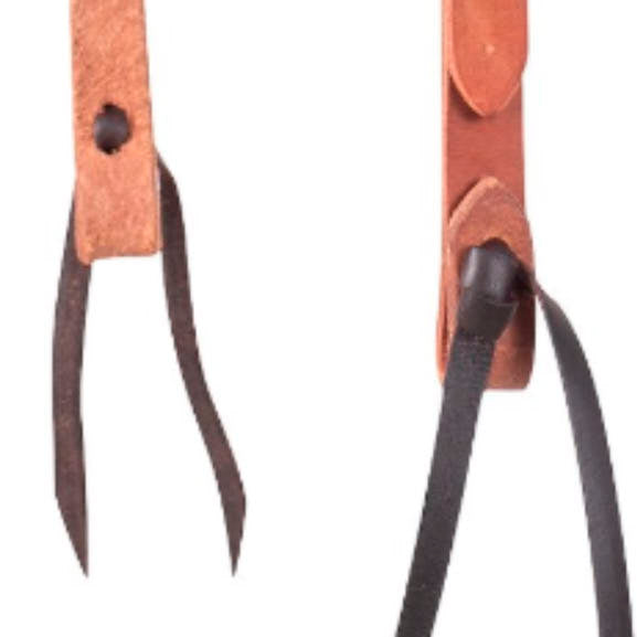 Martin Saddlery Tapered Harness Leather Split Ear Headstall