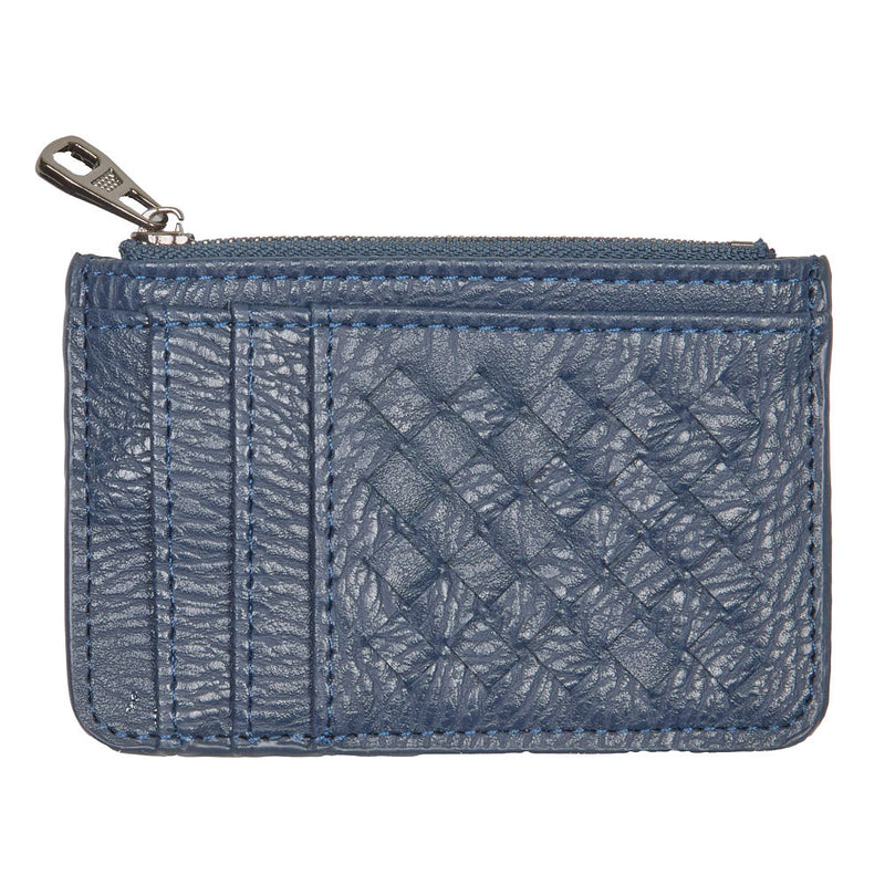 NRS Navy Woven Card Holder