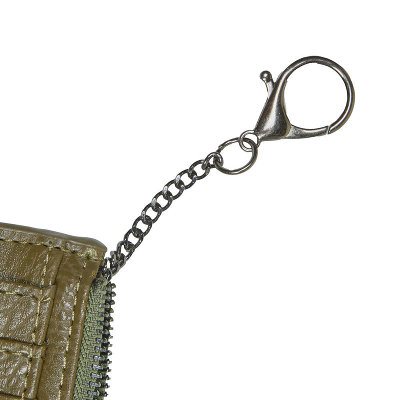 NRS Olive Woven Card Holder